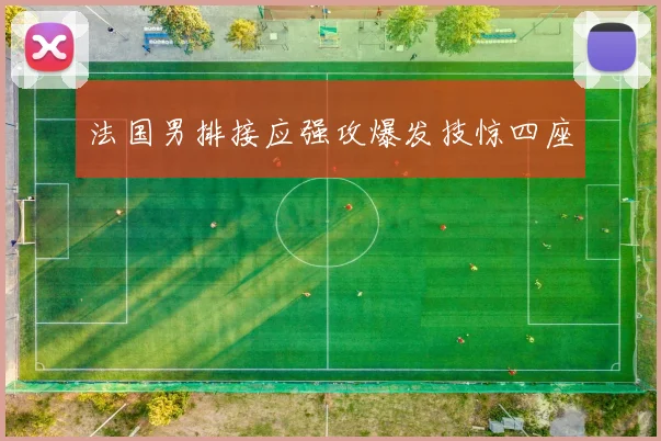 法国男排接应强攻爆发技惊四座